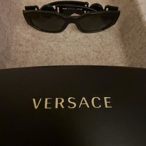 Versace Black Designer Sunglasses